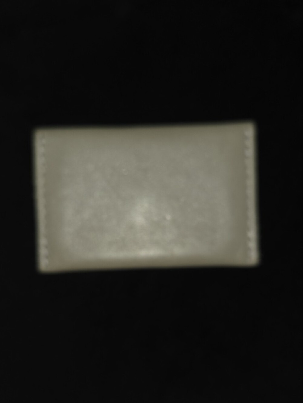 Portland Leather White Card & Key Pouch with Snap - Picture 2 of 2